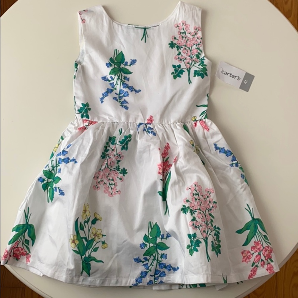 NWT Carter’s Sleeveless Floral Dress